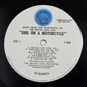 試聴可 The British Lion Orchestra / The Girl On A Motorcycle あの胸にもう一度 1968年 Tetragrammaton Records Promo Stereo US盤の画像6