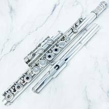 427) 即決価格 総銀製 ムラマツ フルート ST インラインリングキイ スタンダード Muramatsu Flute リングキー_画像1