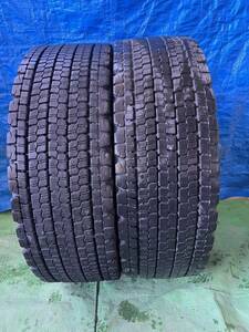 245/70R19.5 136/134J ブリジット　W900 スタッドレス　2本 10mm〜11mm 2022年式　　　送料無料