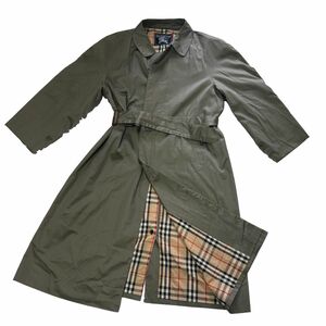 BURBERRY　バーバリー　トレンチコート　ノバチェック 人気色　玉虫　タマムシ　ベルト M　菅田将暉