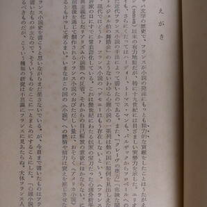 河出新書 93 フランスの小説 生島遼一 河出書房 昭和30年 第1刷の画像3