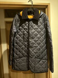 Traditional Weatherwear マッキントッシュ キルティング コート ネイビー　サイズ38