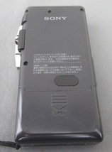 ☆ジャンク☆SONY M-607 マイクロカセットテープレコーダー ソニー テープ1本付き MICRO CASSETTE TAPE RECORDER_画像8