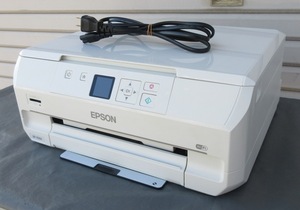 ☆通電確認OK/ジャンク☆EPSON プリンター EP-706A インクジェット複合機 インクジェットプリンター ホワイト エプソン