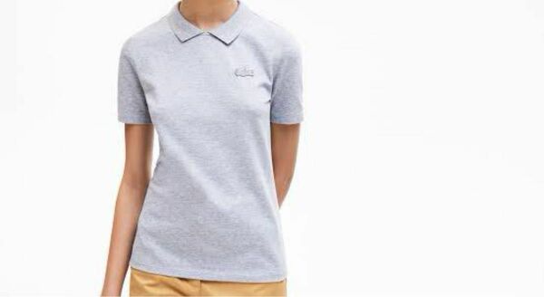 LACOSTE L!VEバックネックオープンポロシャツM