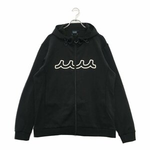 coco★新品★muta MARINE★ムータ マリン★ムータ★長袖ダブルジップパーカー★黒★7(XL)★大きい※レターパックプラス発送可★87432