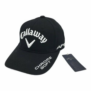 coco★新品★キャロウェイ★Callaway★キャップ★黒★ブラック★BIGロゴ★立体刺しゅう★フリー※レターパックプラス発送可★88099