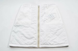 coco★新品★ランバン★リバーシブルスカート★キルティング★中綿入り★白/ホワイト★ベージュ★38(M)※レターパックプラス発送可★84919