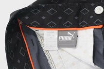 coco★プーマ★PUMA★ロングパンツ★黒★ブラック/ヘリンボーン/ダイヤ柄★85cm★USED※ネコポス発送可★61416_画像4