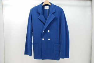 coco*pa-ms&ko-*PALMS&CO. * длинный рукав * tailored jacket * двойной * синий * голубой *L* б/у *74712