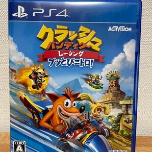 中古品【PS4】 クラッシュ・バンディクーレーシング ブッとびニトロ！