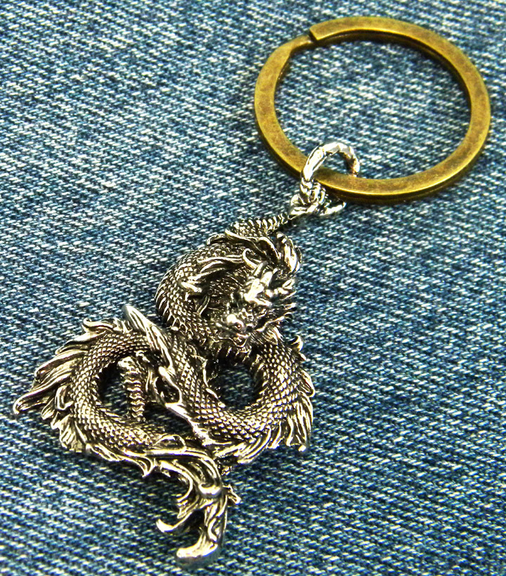 ◆ Dragon Dragon Ryujin Ryujin Jewel Amulet Amulet Amulet Accessory Pendant Keychain / S ◆ Free Shipping ◆, miscellaneous goods, key ring, handmade