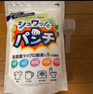 しゅわっとパンチ　1kg スプーン付き　説明書なし　洗剤　マルチクリーナー　高濃度酵素　ダイレクトテレショップ　シュワっとパンチ