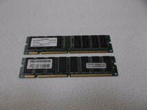 中古品 DIMM PC133-128M 256MB(128M*2) 現状品⑦_画像1
