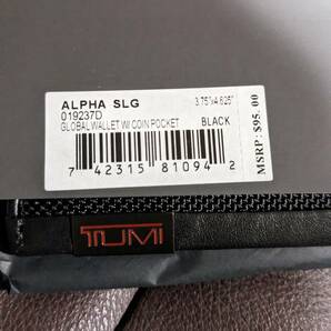 ★☆トゥミ TUMI 財布 19237D [ALPHA SLG コイン・ウォレット ブラック] 019237D 二つ折り財布☆★