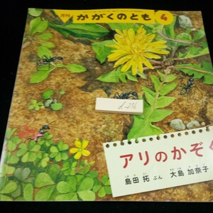 d-236 月刊かがくのとも 4 アリのかぞく 島田拓・ぶん 大島加奈子・え 2017年発行 書き込みあり 月刊予約・科学絵本 福音館書店※3 