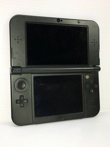 ○【同梱B】【ジャンク】任天堂 New 3DS LL メタリックブラック 画面映らず 音のみ確認 現状品