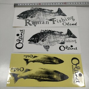 Oland オーランド ステッカー シール セット フィッシング 魚釣り