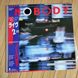 LPレコード NOBODY ライブ２