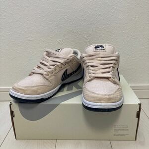 ナイキ SB ダンク LOW x Albino & Preto NIKE SB DUNK LOW Albino & Preto Pearl White FD2627-200 26.5 ブラジル柔術　中古品