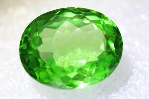 3 month. bargain sale goods lime green sapphire compound ko Random *28.305ct large grain 3 pattern discoloration effect have 