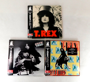 T.REX Tレックス [CD] 3タイトルセット 初回限定盤 紙ジャケット仕様「ザ・スライダー/タンクス/グレイト・ヒッツ」