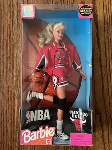 【一点限り！送料無料！】マテル バービー NBAオフィシャル ロゴ入り シカゴ・ブルズ Mattel Barbie NBA Chicago Bulls 