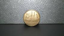 コロンビア 5ペソ 硬貨 コイン 1980【REPUBLICA DE COLOMBIA 5PESO 古銭 旧貨幣 ヴィンテージ アンティーク コレクション 世界_画像2