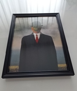 Art hand Auction Art frame § Wall hanging A4 frame (selectable) § Poster included § Rene Magritte § Surrealism painting Son of Man vintage style, furniture, interior, Interior accessories, others