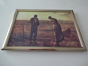 Art hand Auction Art frame § A4 frame (selectable) with photo poster § Jean-Francois Millet § The Angelus § Painting, Barbizon School, France, antique style, furniture, interior, Interior accessories, others