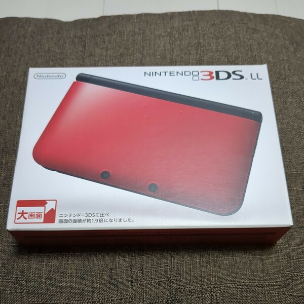 【未使用品】ニンテンドー3DS LL レッド×ブラック