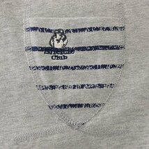 新品 シェルティークラブ 24SS ボーダー ポケット 長袖 Tシャツ LL 灰 【SH1441109_97】 春夏 Sheltie Club クルーネック ロンT カットソー_画像6