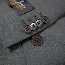 新品 スーツカンパニー British Wool Light トロピカル ジャケット AB7(やや幅広LL) 灰 【J47737】 春夏 ブレザー メンズ 英国羊毛 軽量_画像7