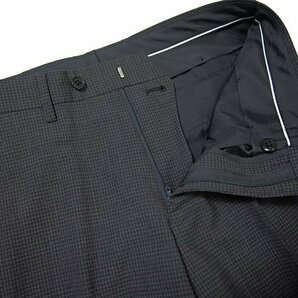新品 スーツカンパニー 春夏 COOLMAX ウール 2パンツ スーツ YA6 (細身L) 濃灰 【J56494】 175-8D メンズ ウォッシャブル ツーパンツの画像7