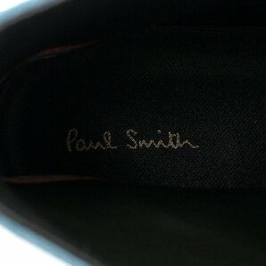 訳有 3万 PS ポールスミス CARVER スウェード ハイカット スニーカー 9(XL) 青 【S21407】 メンズ Paul Smith 本革 牛革 レザー ハイトップの画像10