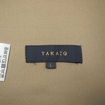 新品 タカキュー ストレッチ ダンボール ジャケット L ベージュ 【J44463】 TAKA-Q 秋春 メンズ ブレザー テーラード カジュアル_画像9