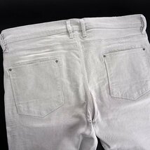 新品 ニコル ストレッチツイル 5ポケット パンツ 50(XL) 白 【P27523】 NICOLE Selection メンズ テーパード オールシーズン_画像5
