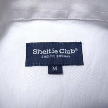 新品 シェルティークラブ 24SS オックスフォード マリン シャツ L 白 【SH1441102_7】 Sheltie Club 春夏 メンズ シェットランド 長袖_画像10