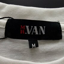 新品 ミスターヴァン 24年春夏 スクーター プリント カットソー M 白【va1741053_07】 MR.VAN メンズ 長袖 Tシャツ ロンT バイク コットン_画像10