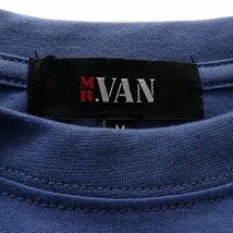 新品 ミスターヴァン 24年春夏 スクーター プリント カットソー LL 青【va1741053_78】 MR.VAN メンズ 長袖 Tシャツ ロンT バイク コットン_画像9