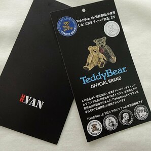 新品 ミスターヴァン テディベア 綿混 プリント 長袖 Tシャツ M 白 【TDV1433132_07】MR.VAN Teddy Bear 2023秋冬 コラボ 限定 カットソーの画像8