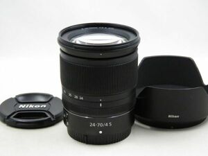 [21940W3]★完動品★NIKON Z 24-70mm F4 S フード付き