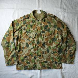 1990's オーストラリア軍 迷彩ミリタリージャケット フィールドジャケット ヴィンテージ ダックハンターカモ Australian army 良品 希少