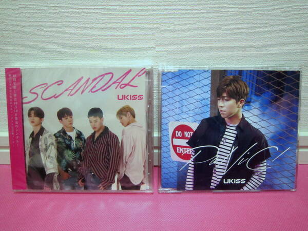 K-POP♪【新品&美品USED】U-KISS ユーキス 日本盤CD2点まとめて！／「PaNiC!」スヒョン Var.／「SCANDAL」