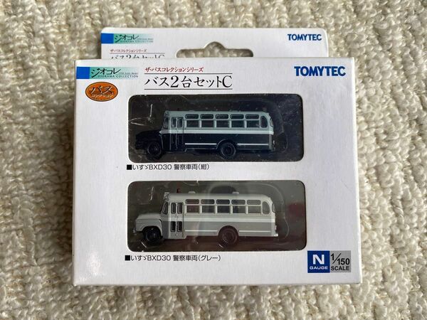 トミーテック TOMYTEC　バスコレクション　バス２台セットC　　バスコレ 警察車両 ボンネットバス いすゞBXD30