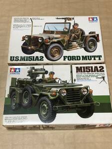 送料無料　タミヤ　1/35　M151A2　ジープ2個セット