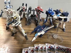 ガシャポン HGシリーズ 超時空要塞マクロス ミニフィギュア 色々まとめて 中古現状品良品 ミッションシリーズ バルキリー リガード 他