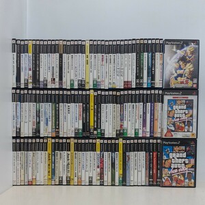 25 PS2ゲームソフト[ジャンク] ☆まとめ 1円～ PlayStation プレステ2 人気作 120本 約18,3㎏ ドラクエ/桃太郎電鉄/シャドウハーツ/ 他