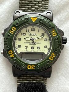 SEIKO Seiko wristwatch Alba ALBA men's operation not yet verification goods quarts 