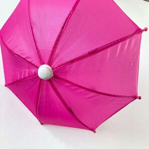 ショッキングピンク 傘 ミニチュア ドールハウス ブライス アイシードールの画像3